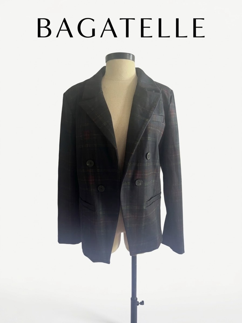 Women’s Plaid blazer Size L 0097